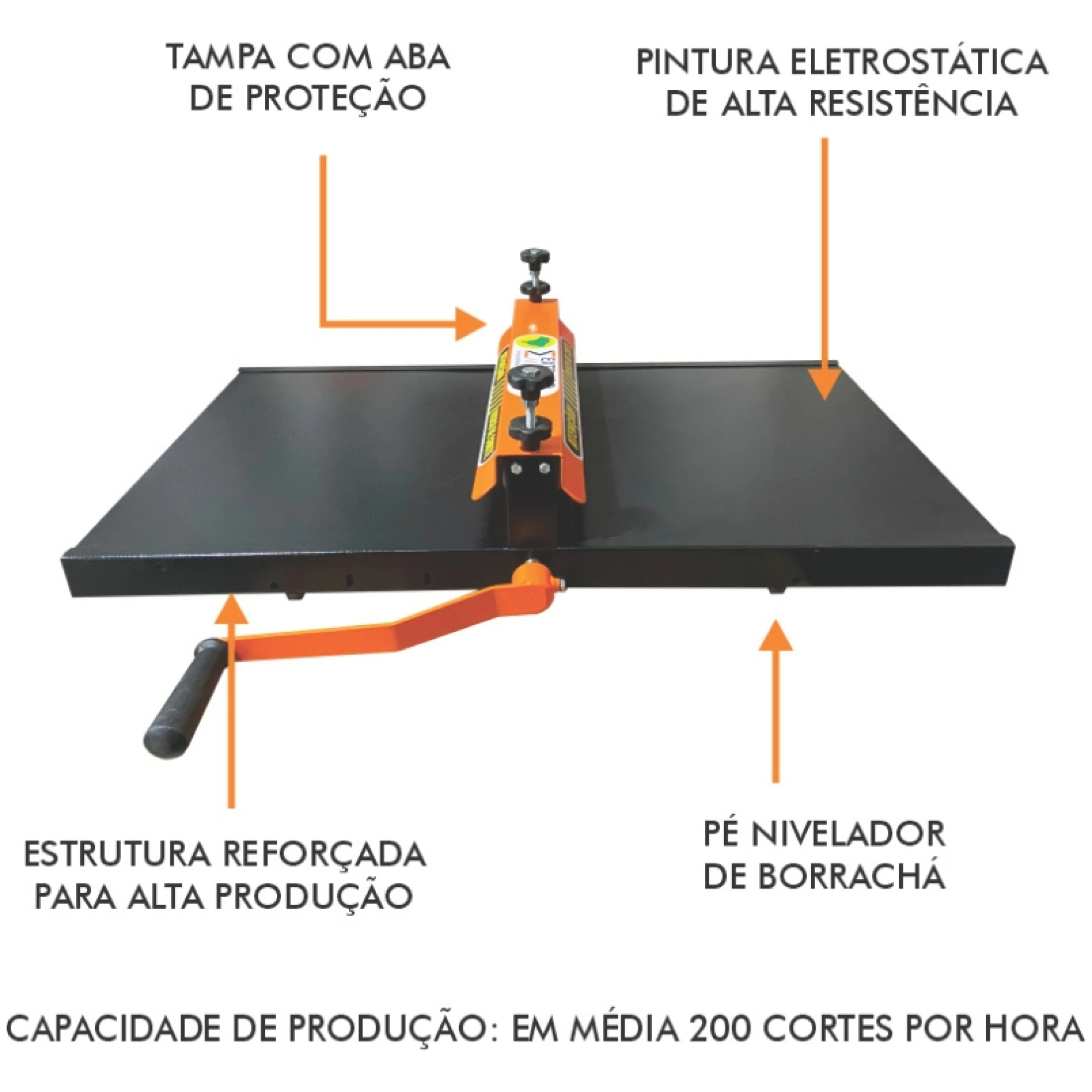 Kit Fábrica Caixas Cartonadas - Máquina de Corte e Vinco Manual 50cm + 5 Facas - Imagem 2