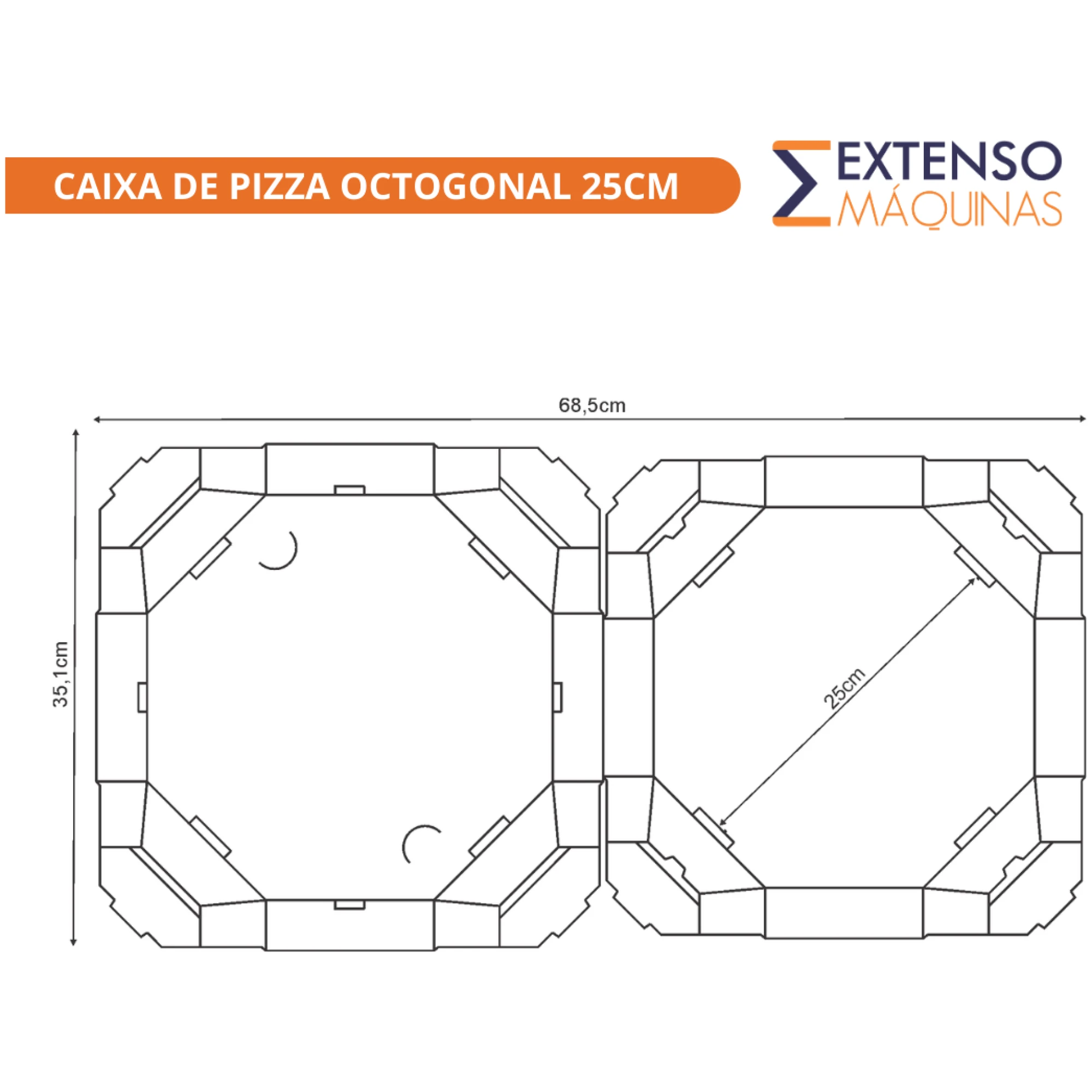 Kit Fábrica De Caixas de Pizza – Máquina de Corte e Vinco 100cm Elétrica Semi Automática com Bancada + 4 Facas P M G GG - Imagem 8
