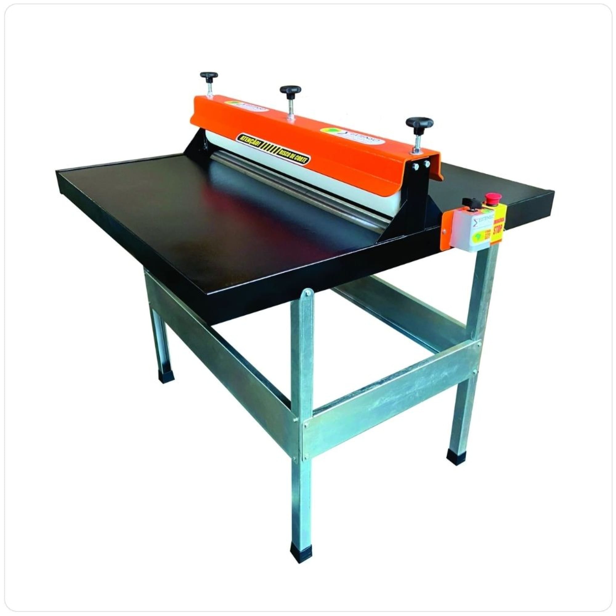 Máquina De Corte E Vinco Elétrica - Semi Automática – 100cm - COM BANCADA